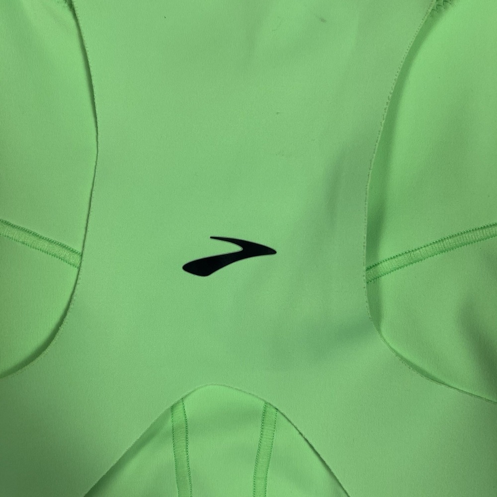 Brooks Women's Drive 3 Pocket Run Bra Size 40 C/D Bright Green Athletic Sports - Picture 7 of 13